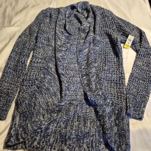 Blue Women's Cardigan Sweater